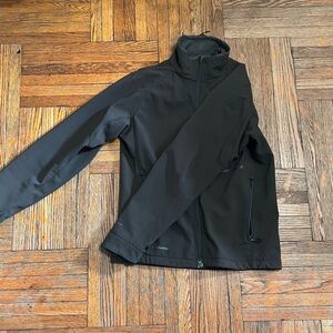 Columbia Black Performance Jacket High Collar Weather-Resistant